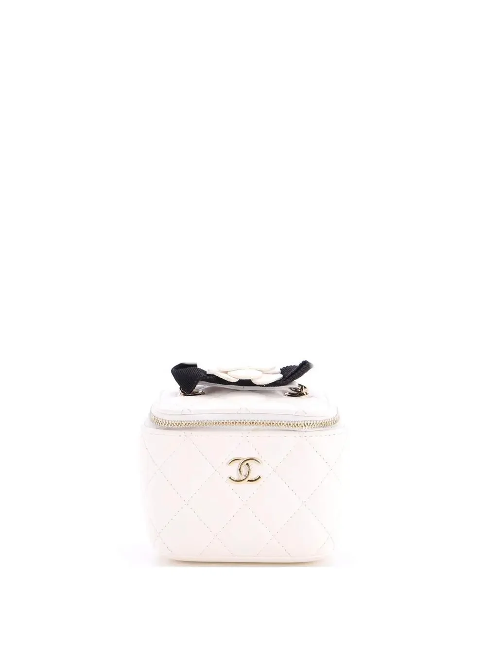 Chanel Camellia Bow Vanity Case With #287605C29B